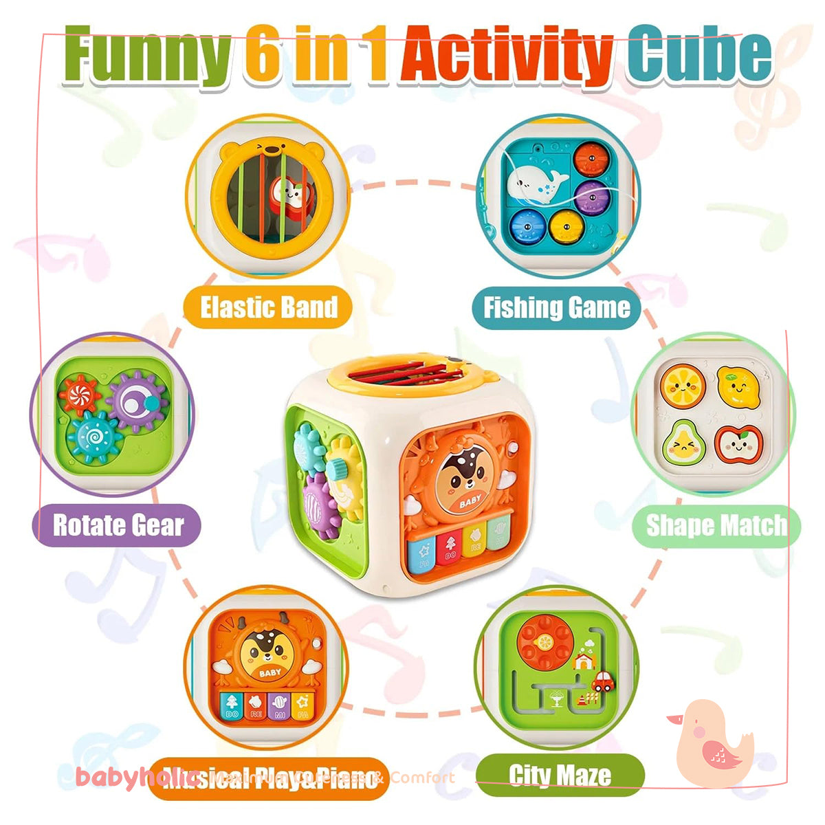 Musical Cube Play 6 in 1