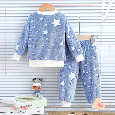 Glow-in-the-Dark Fleece Winter Pajama
