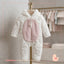 Hooded fur Overall