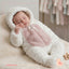Hooded fur Overall
