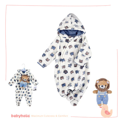 Hooded Sleepsuit With Doll