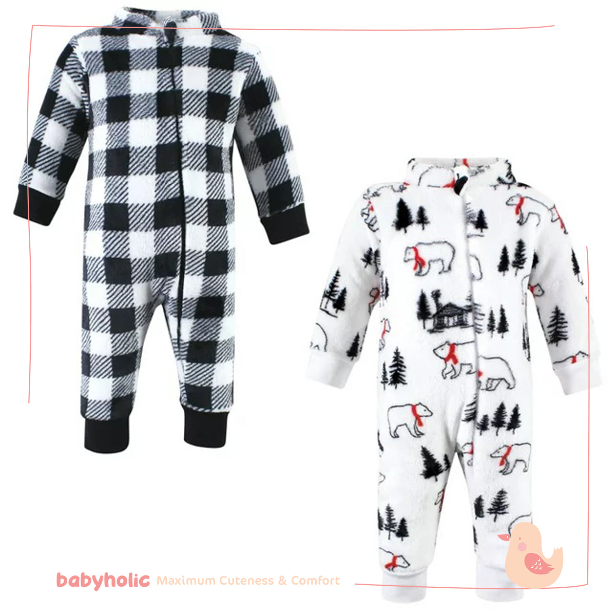 Hudson Baby Fleece Overall