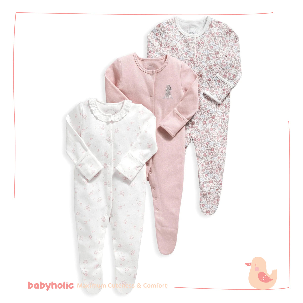 Cotton Overall Set of 3 PCS