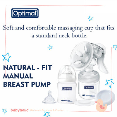 Natural-Fit Manual Breast Pump - Optimal