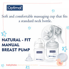 Natural-Fit Manual Breast Pump - Optimal