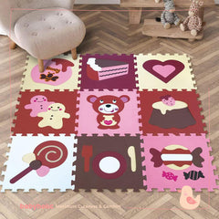 Puzzle Play Mat Random Colors