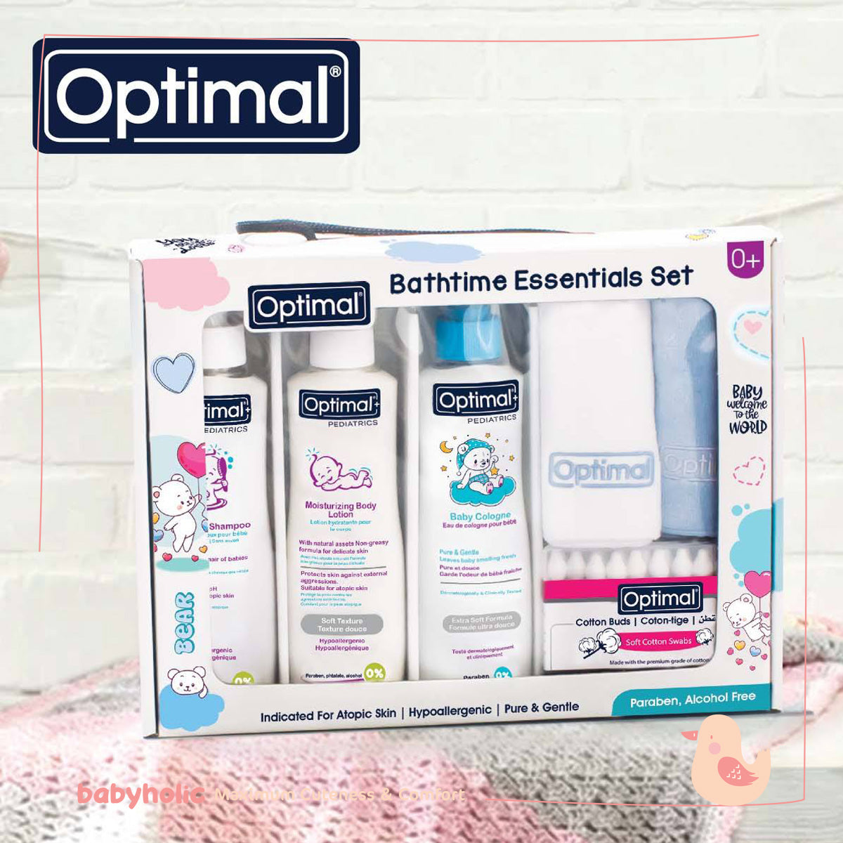 Optimal Bathtime Essentials Set