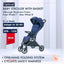 Optimal-Baby Stroller with Basket