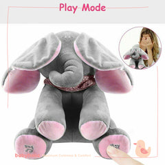 Peek-a-boo Elephant Plush