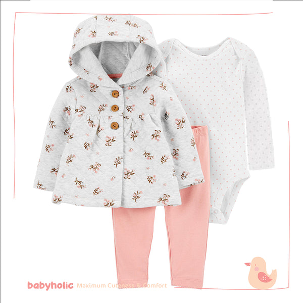 3-Piece Fleece Jacket Set