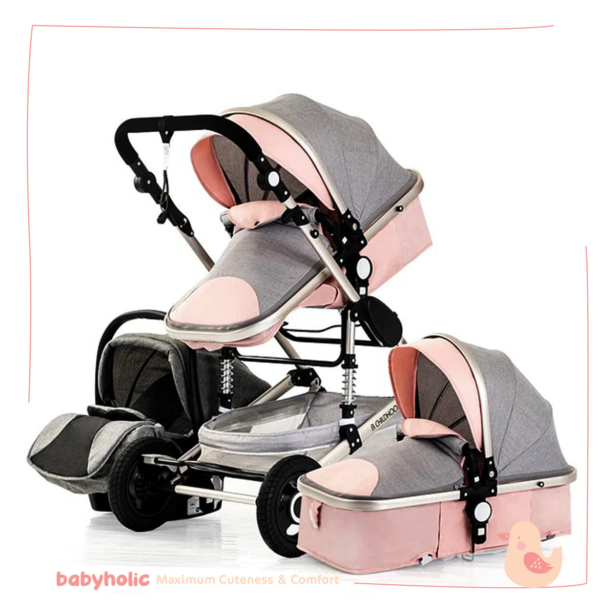 Baby Stroller 3 in 1