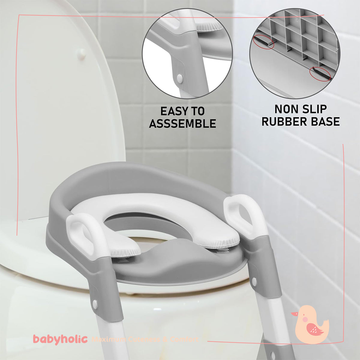 Children's toilet chair and ladder