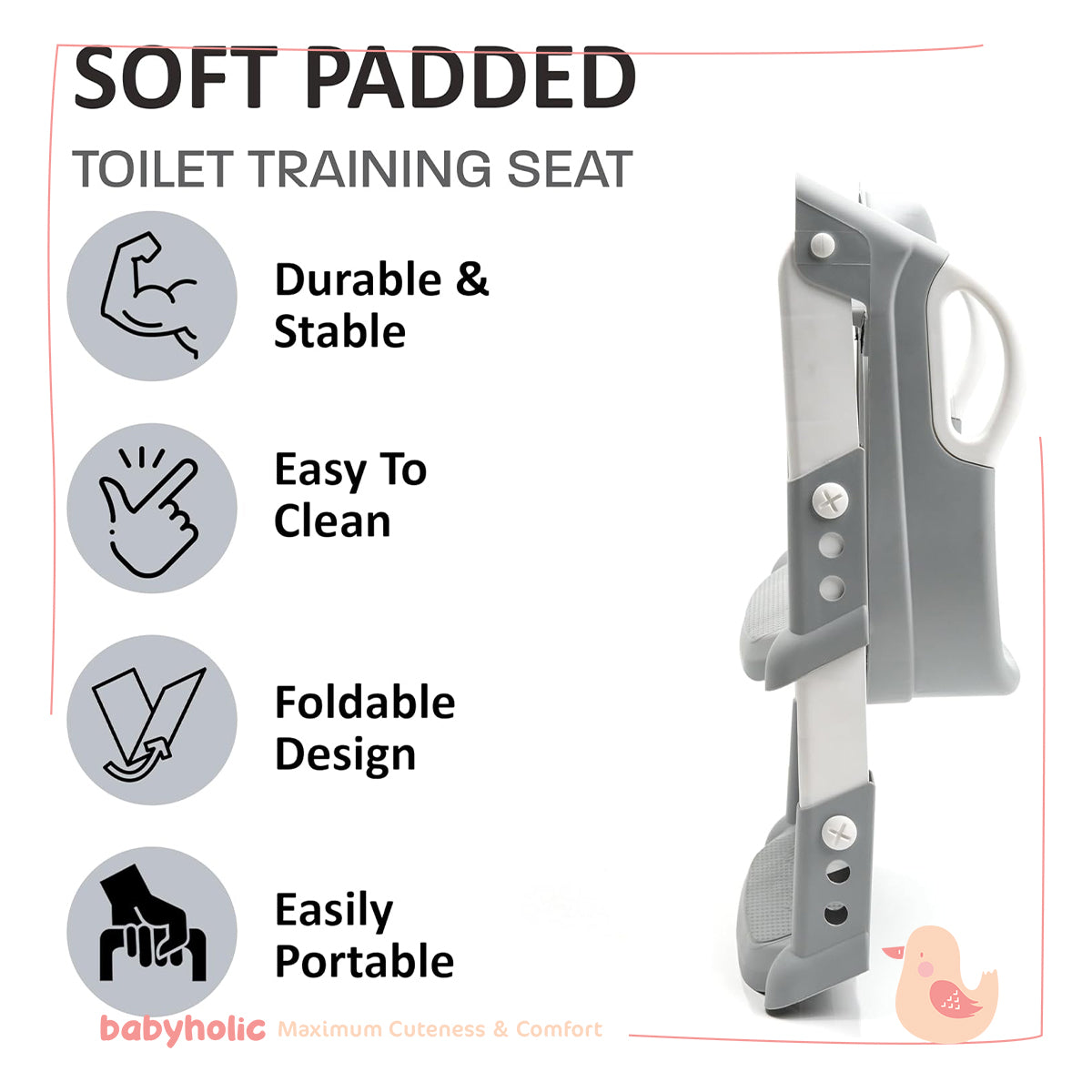 Children's toilet chair and ladder