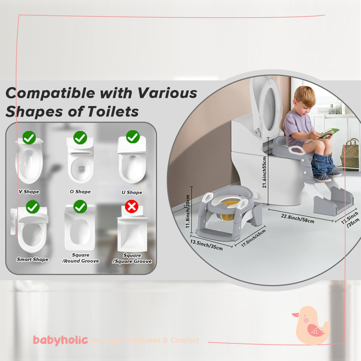 Baby Toilet Bowl 3 in 1