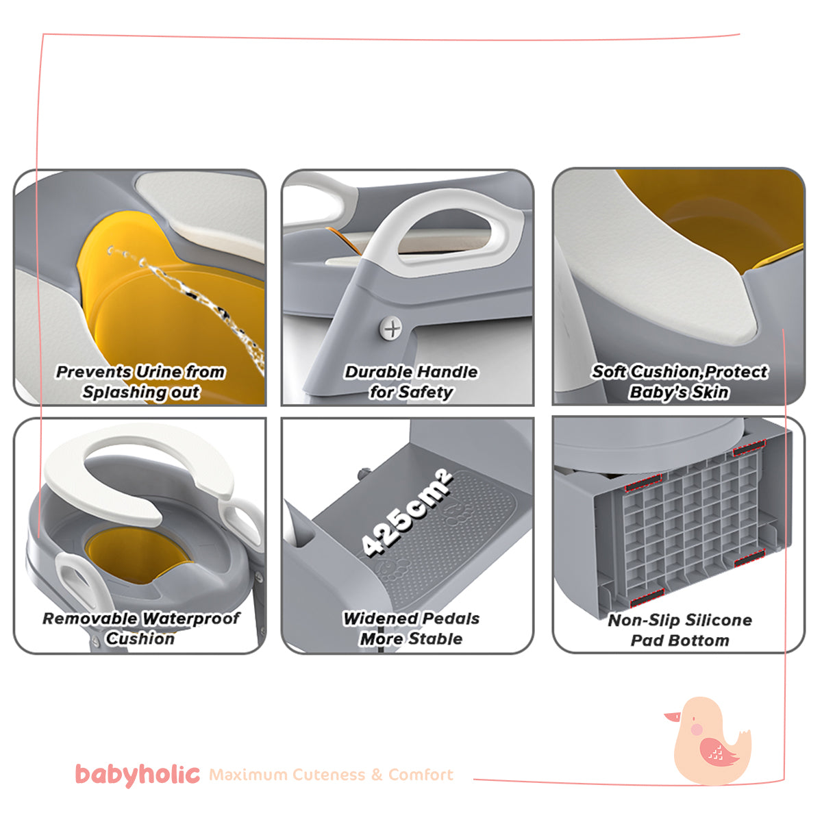 Baby Toilet Bowl 3 in 1
