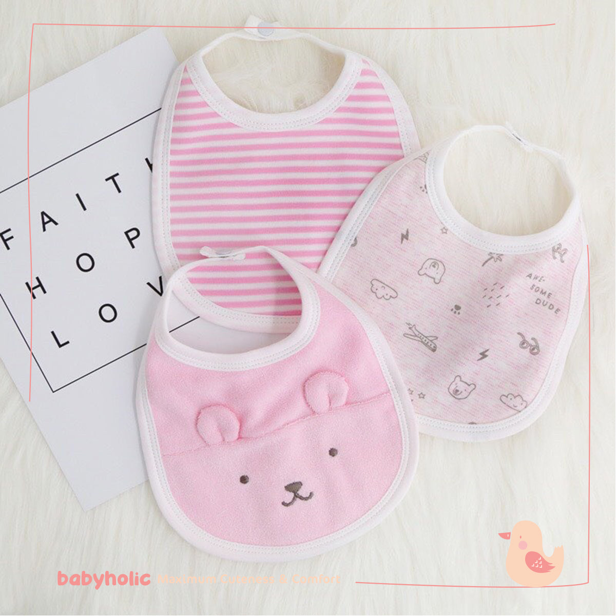 Cotton Baby Bibs